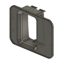 In-dash switch panel mount